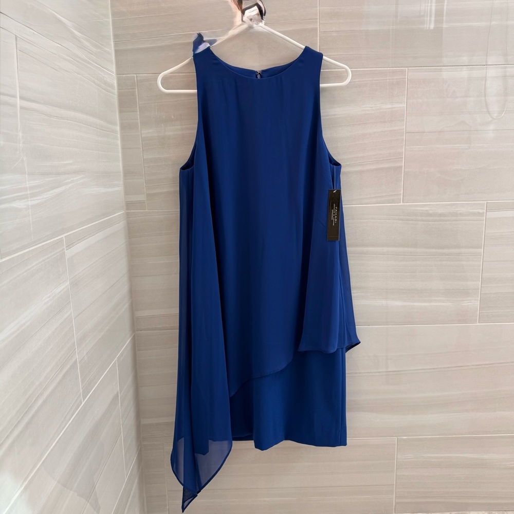 NWT Tahari Elegant Cobalt Sleeveless Dress